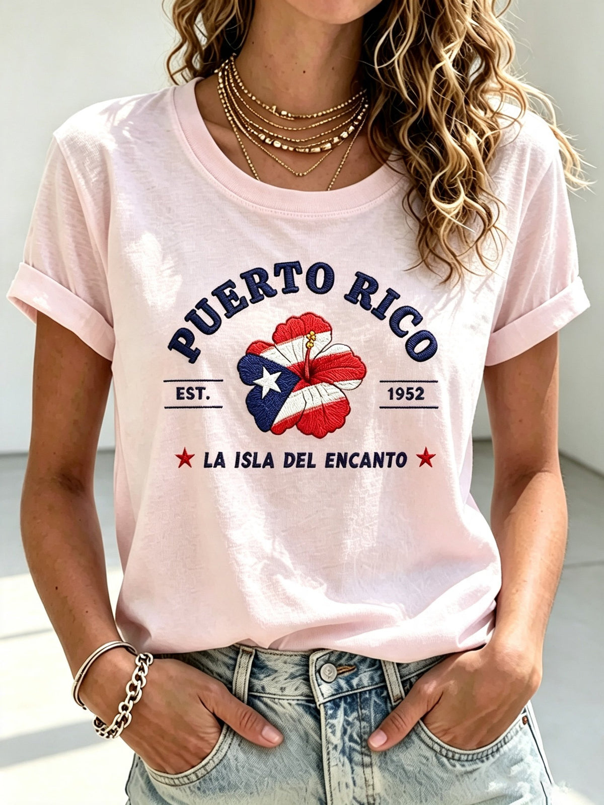 Women's Puerto Rico Print T-shirt