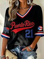 Women's Printed Casual Top