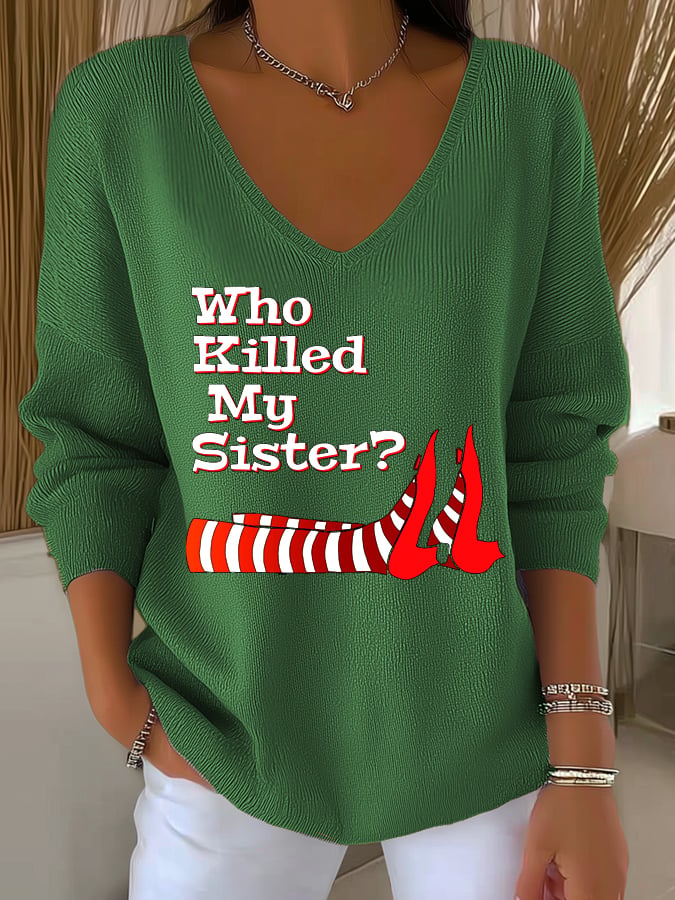 Women's Casual Retro Halloween Printed Sweatshirt Striped Long Sleeve T-shirt