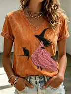 Women's Casual Print Short-Sleeve T-Shirt