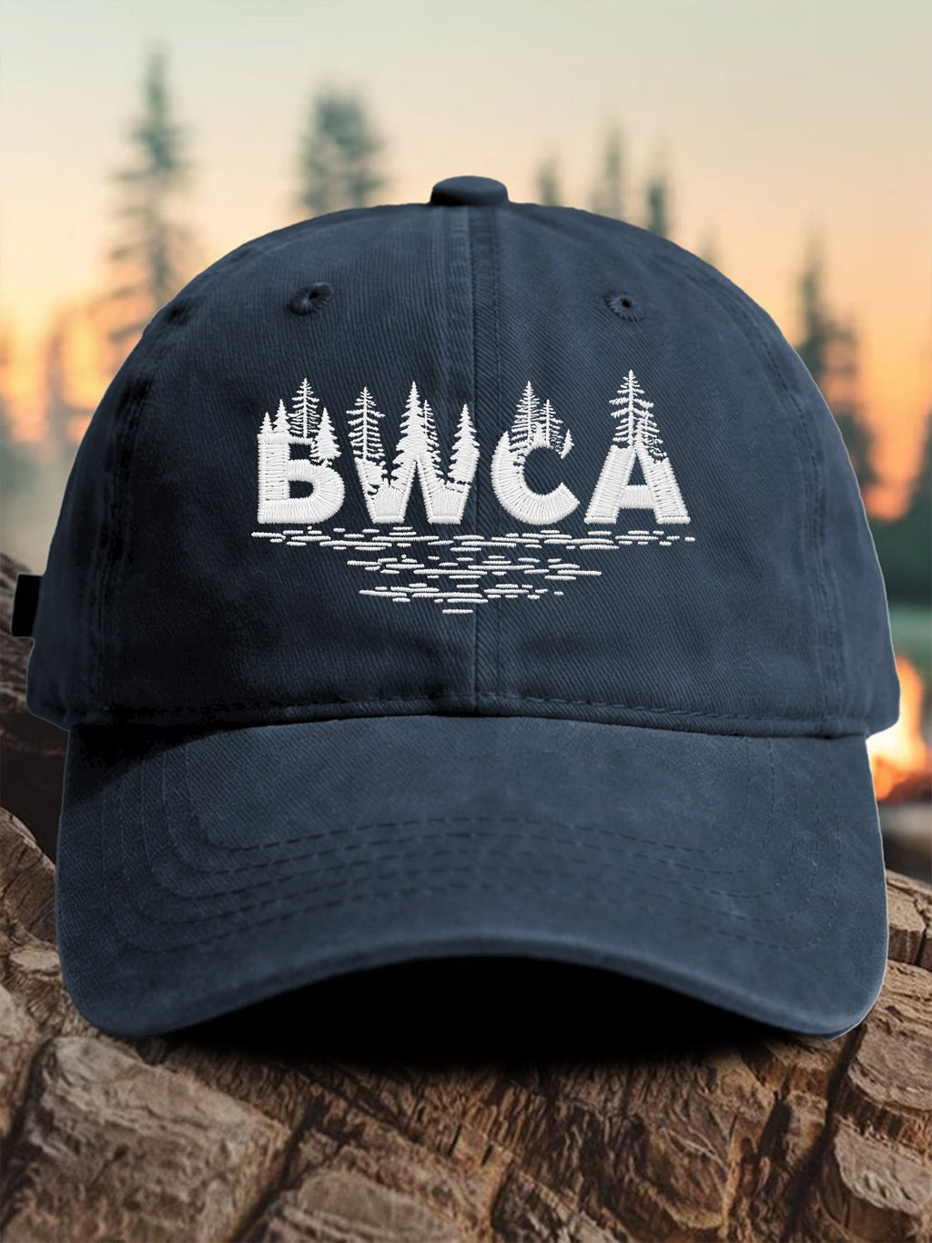 Retro Save The BWCA Save Boundary Waters Canoe Area Wilderness Print Baseball Cap