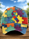 Unisex Autism Acceptance Print Hat