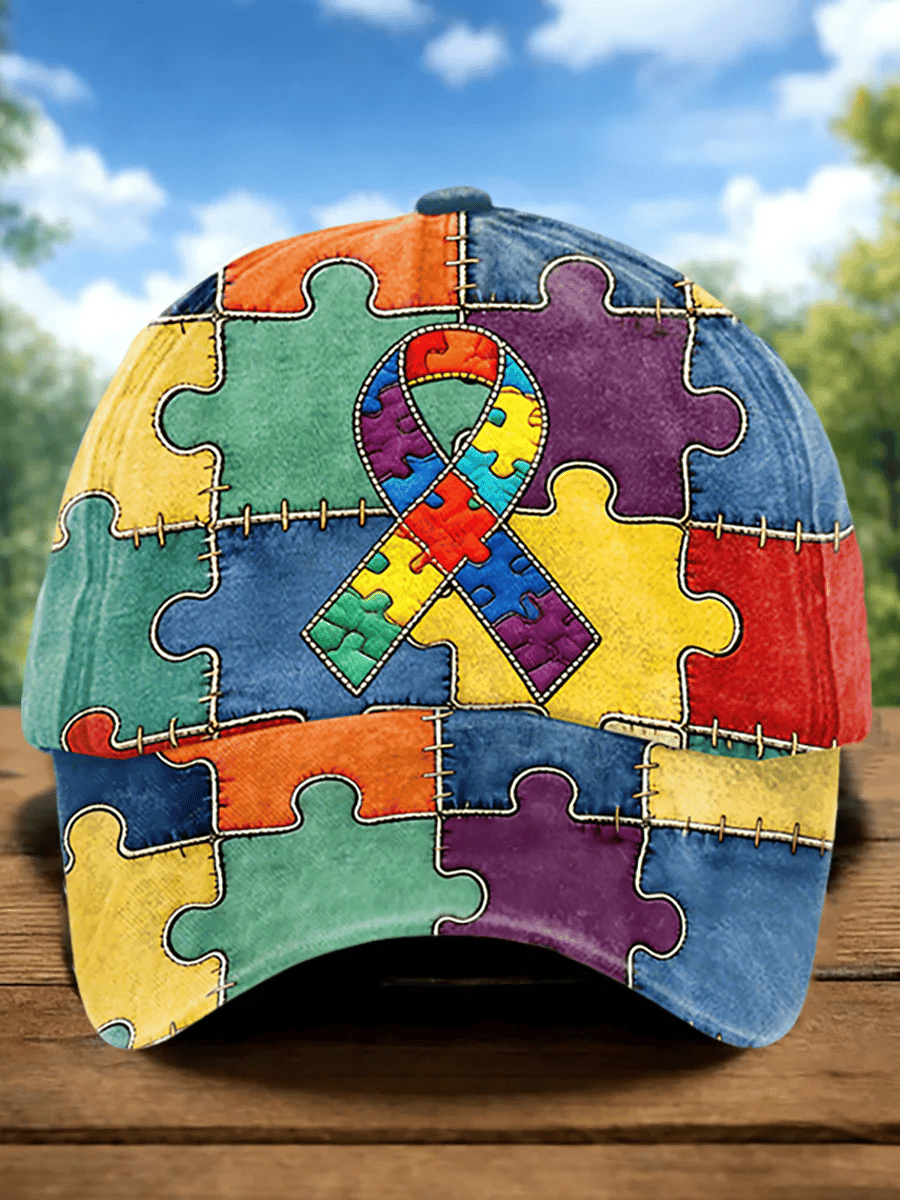 Unisex Autism Acceptance Print Hat