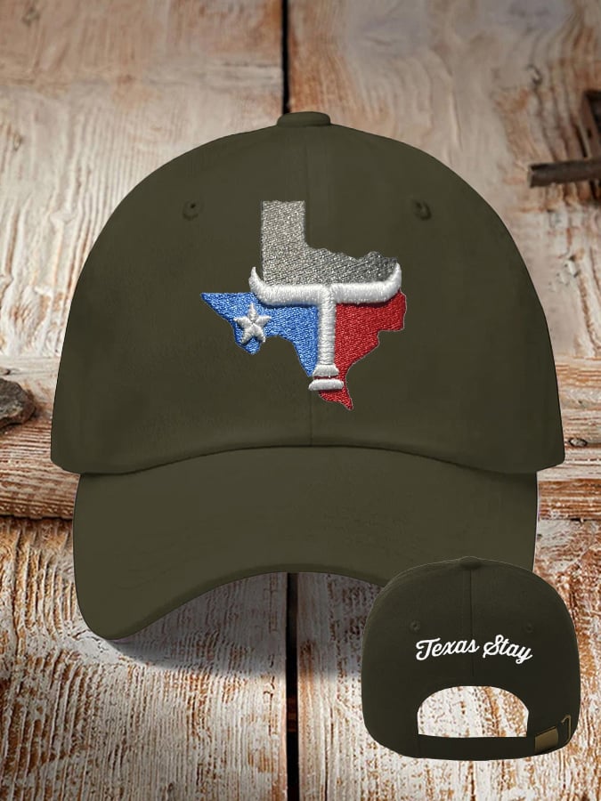 Unisex Texas Stay Print Baseball Cap