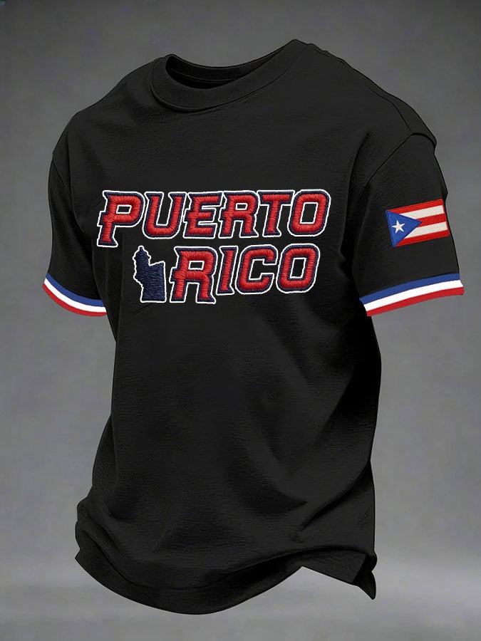 Men's Baseball Print T-Shirt