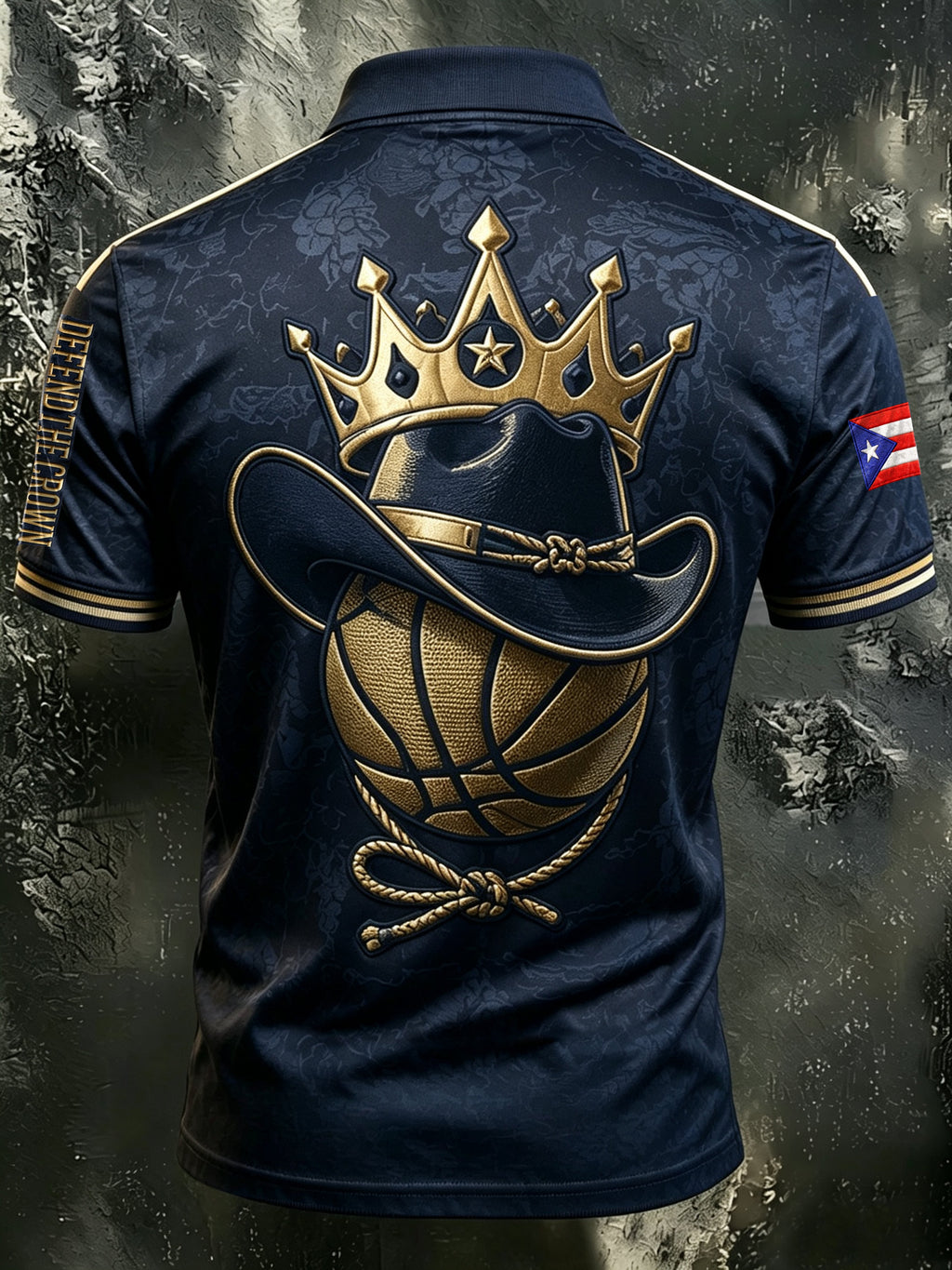 Men's Basketball Lovers Print Casual Polo
