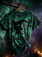 Women's Halloween Witch Print T-Shirt