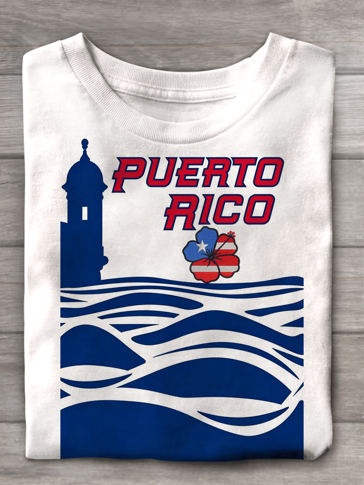 Puerto Rico Merry Christmas Printed T-shirts