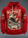 Men's Christmas Printed Casual Hooded