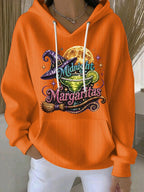 Women's Midnight Margaritas Print Casual Sweatshirt