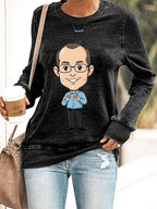 Women's Casual Printed Sweatshirt