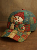 Christmas-Themed Art Print Baseball Cap