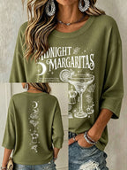 Women's Midnight Margaritas Print Top