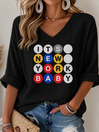 Women's Musical Art Printed T-shirt