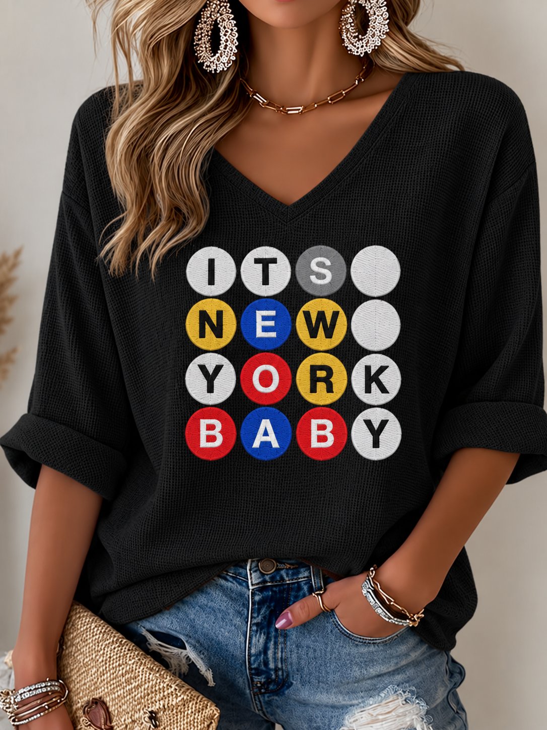 Women's Musical Art Printed T-shirt