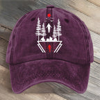 Stranger Upside Down Hawkins 80s Horror Art Printed Cap
