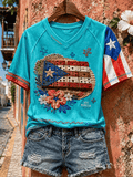 Women's Puerto Rican Art Print Top