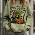 Who Needs Christmas When You Can Steal Halloween Art Printed Sweatshirt
