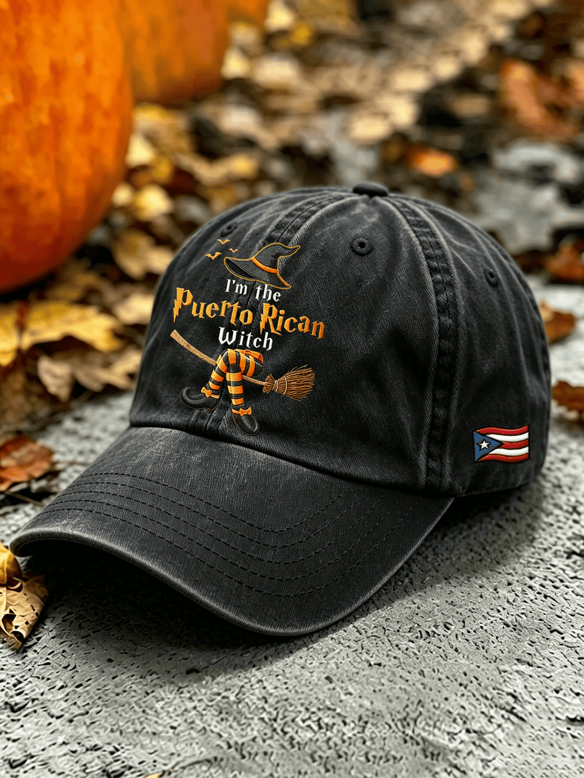 Unisex Halloween In Puerto Rico Printed Baseball Cap