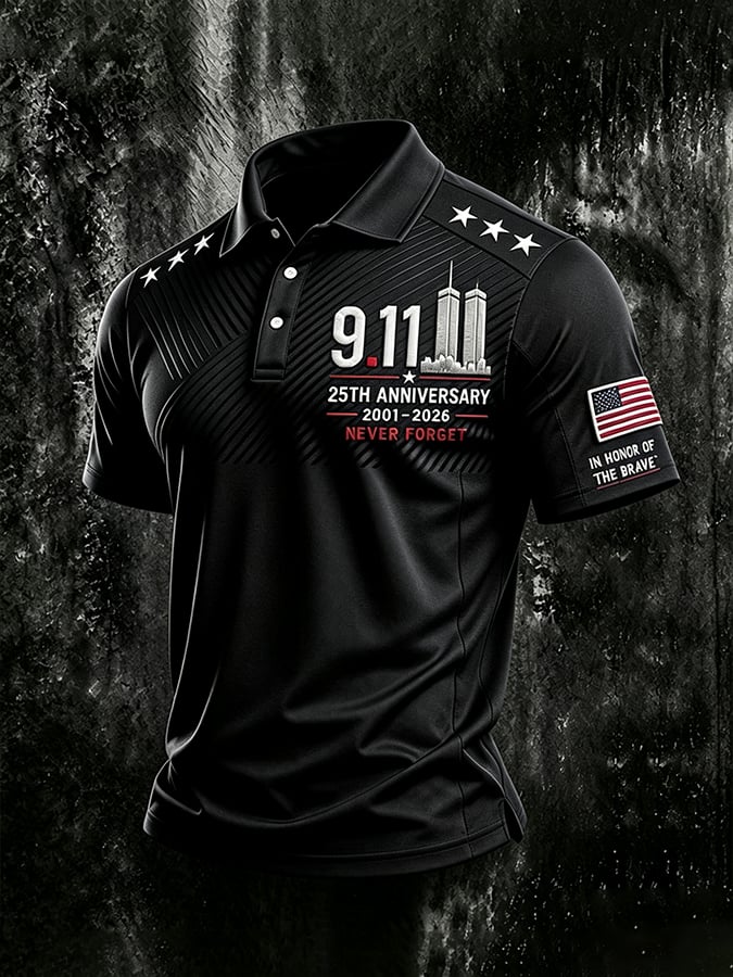 9.11 Never Forget Printed T-Shirts