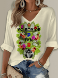 Puerto Rico Pfknr Printed Long Sleeve Top