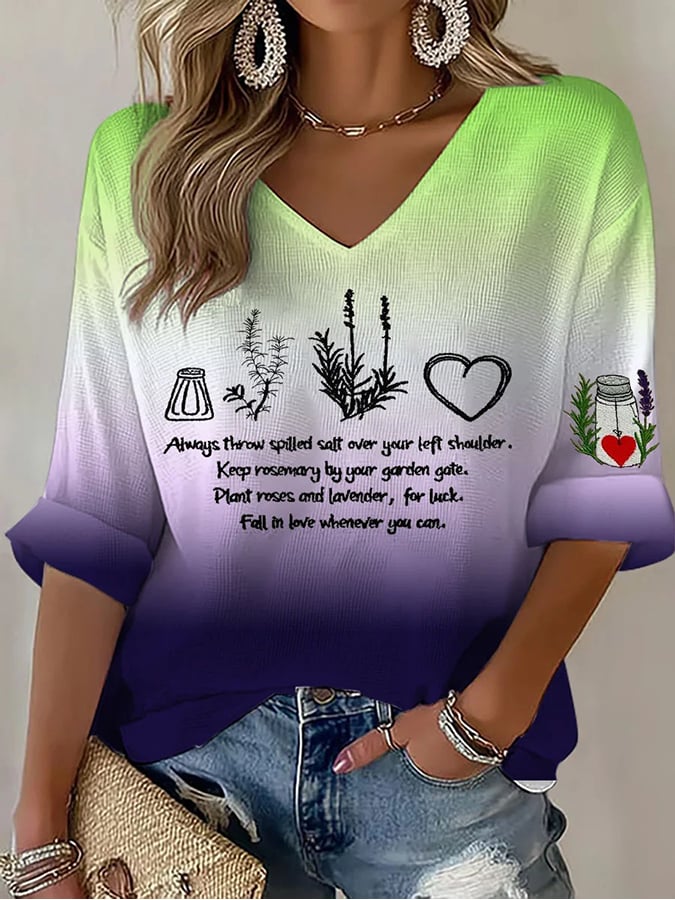Women's Midnight Margaritas Halloween Print Shirt