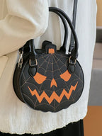 Trick-Or-Treat Leather Handlebag