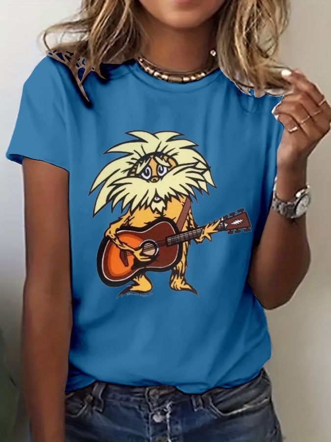 Women's RIP Print Short-sleeved T-shirt