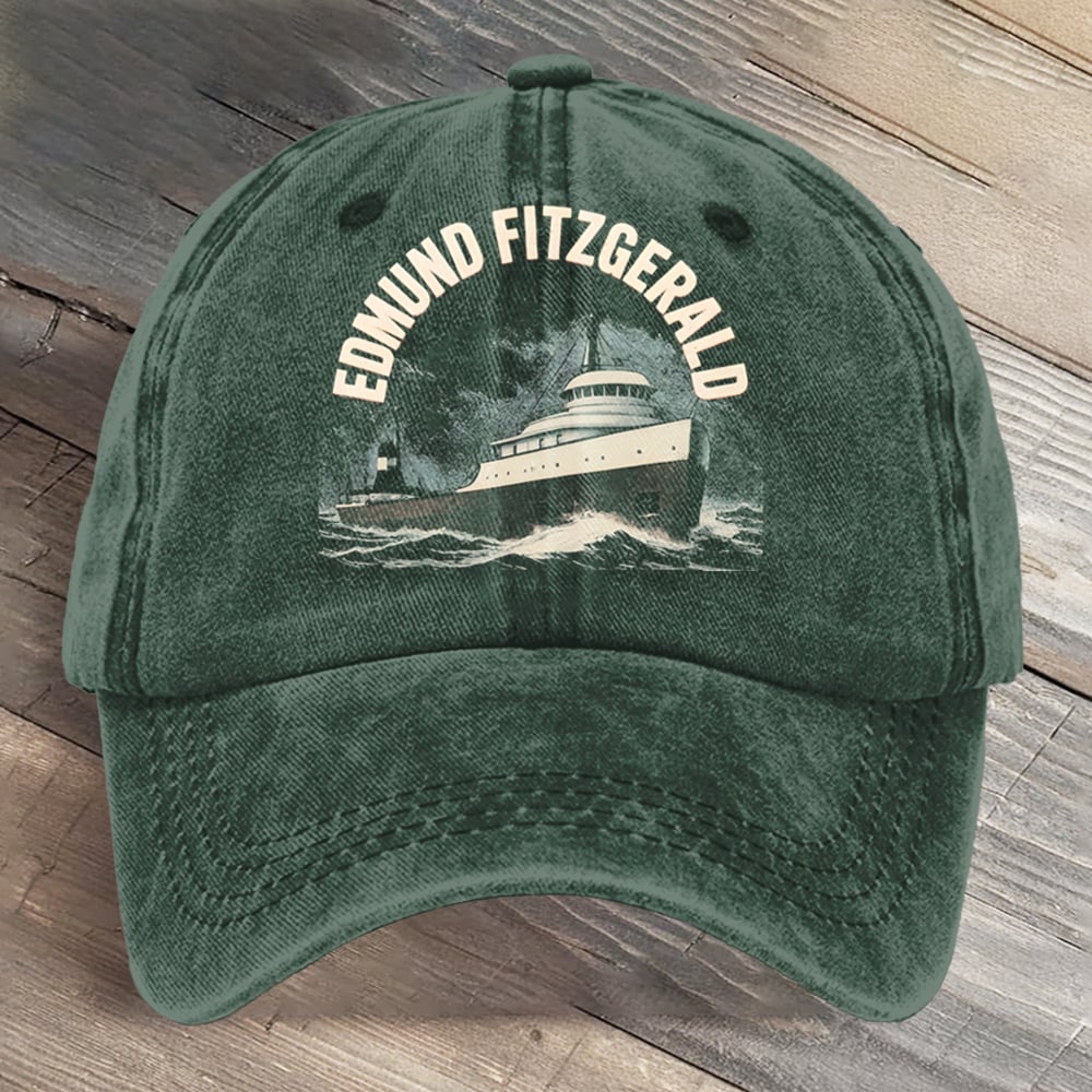Edmund Fitzgerald Art Printed Cap