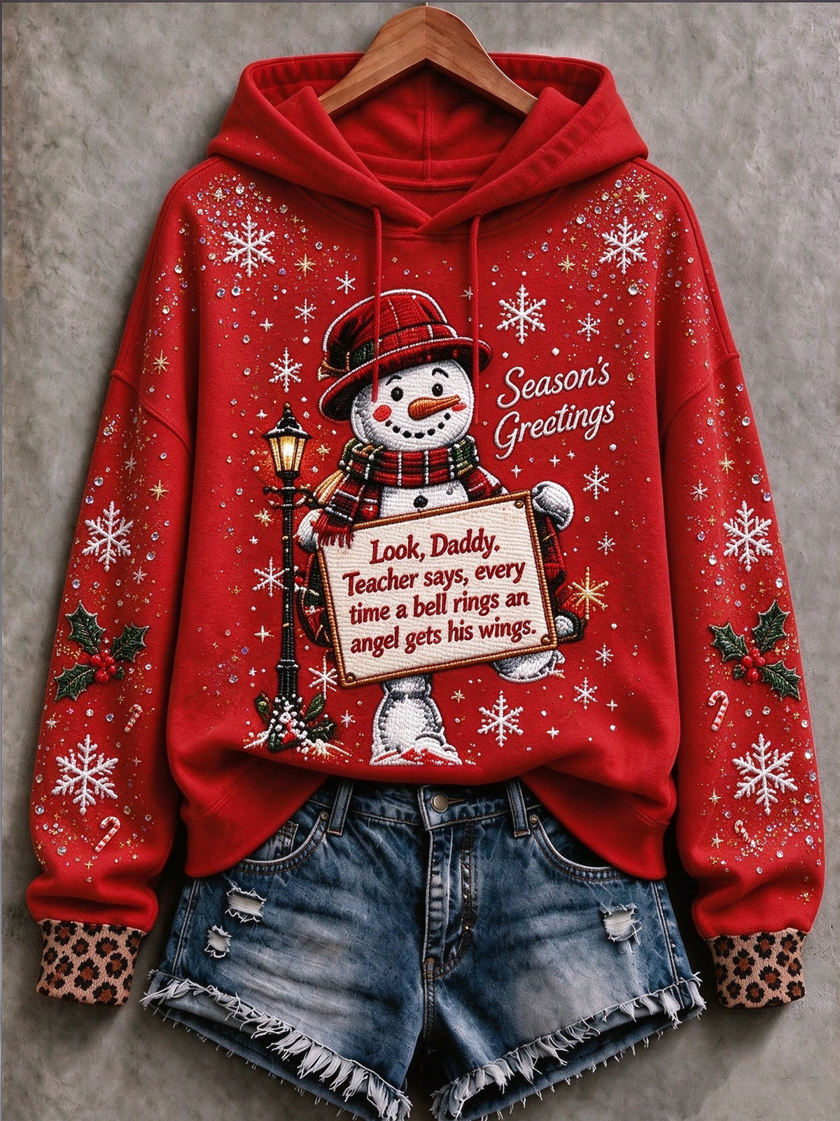 Women's Casual Movie Lover Printed Long-Sleeve Sweatshirt