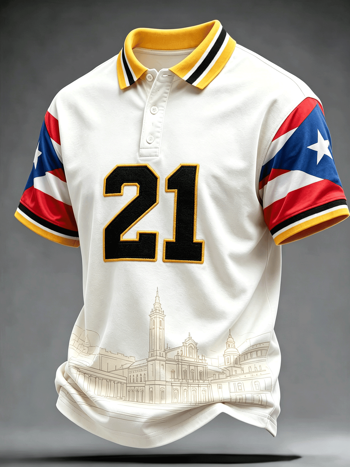 Men's Puerto Rico Short-Sleeve Polo Shirt