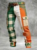 Men'S Vintage St. Patrick'S Day Printed Trousers