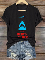 Women's Amity Island 1975 Printed Short-Sleeved T-Shirt