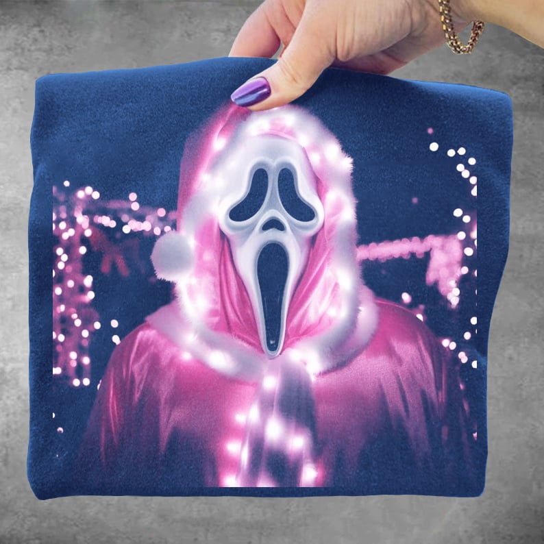 Funny Horror Movies Christmas Art Print Sweatshirt