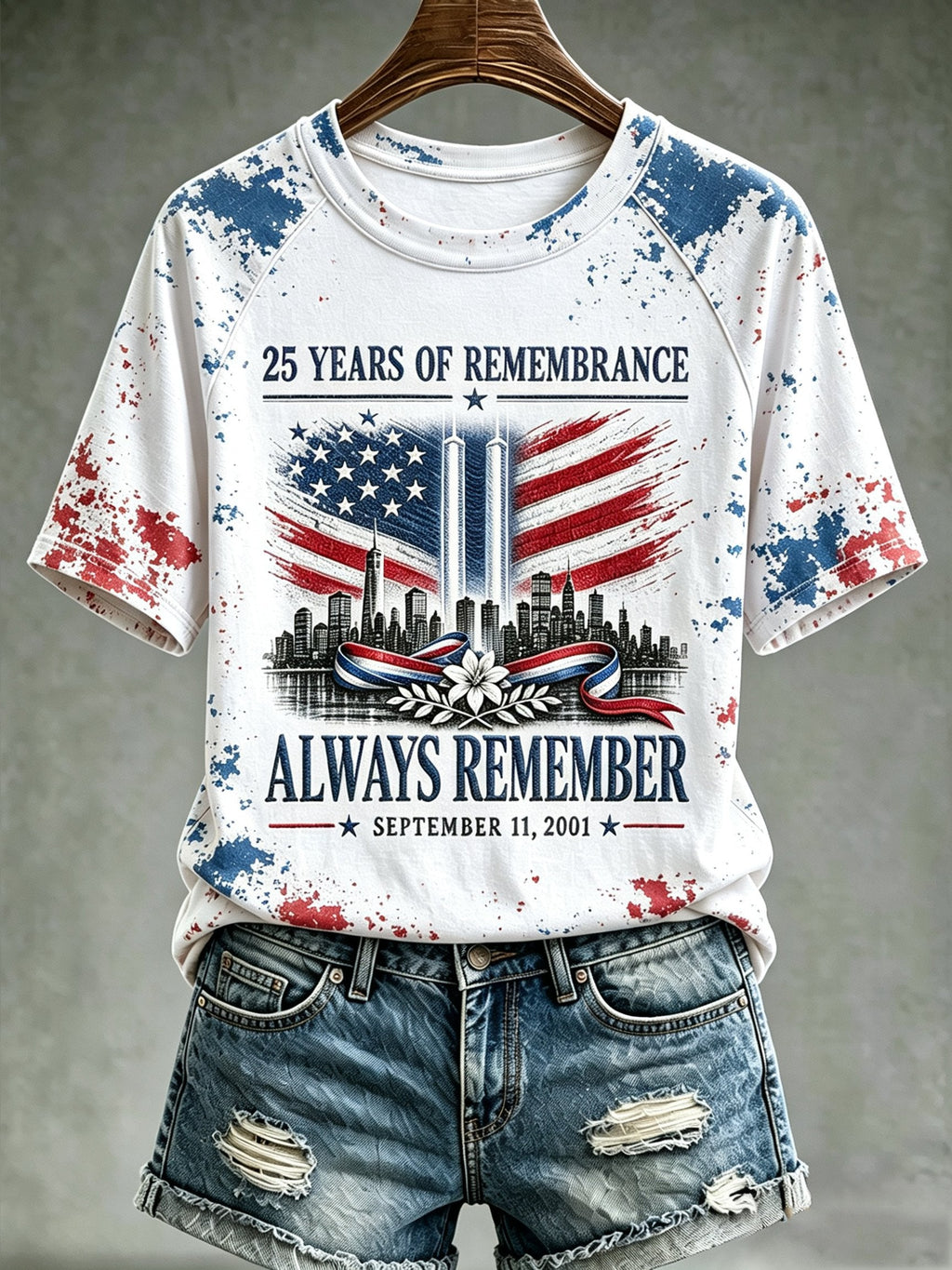 Women's 9/11 Memorial Graphic Top