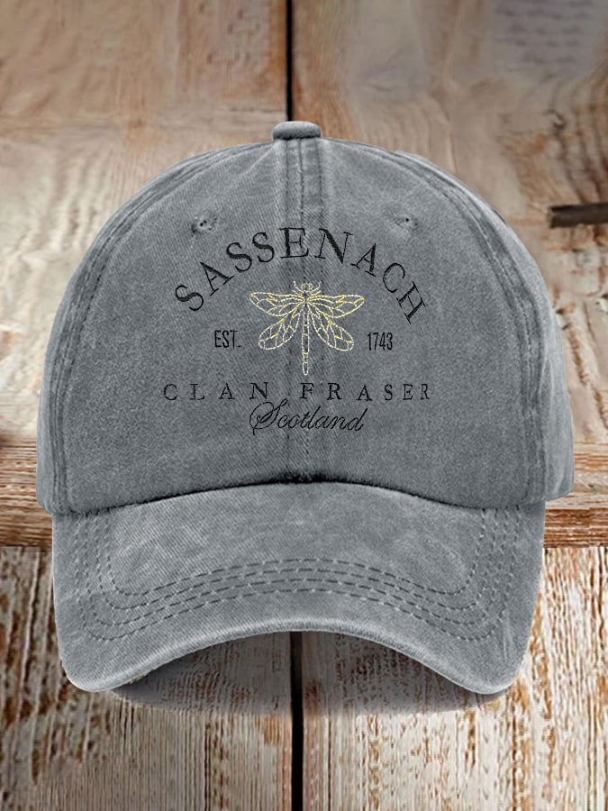 Sassenach Est.1743 Clan Fraser Outlander Printed Baseball Cap