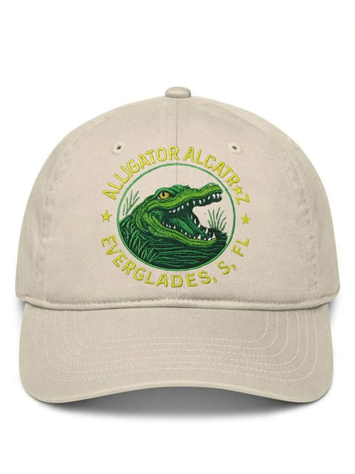 Alligator Alcatraz Print Hat