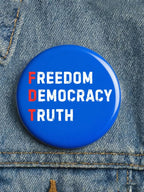 Freedom Democracy Truth FDT Button