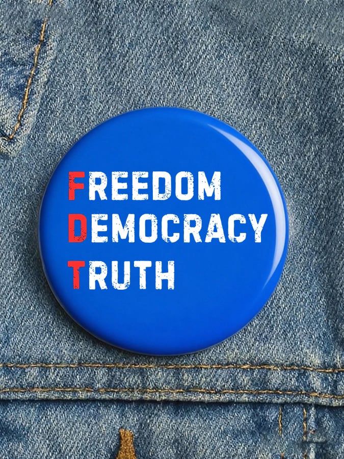 Freedom Democracy Truth FDT Button
