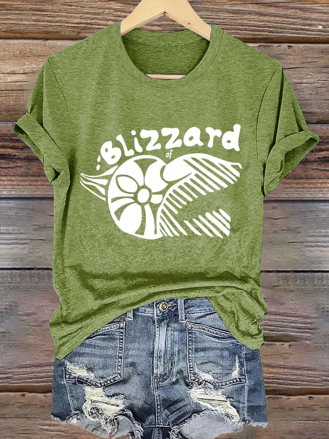 Women's Blizzard OZ Print Shirt