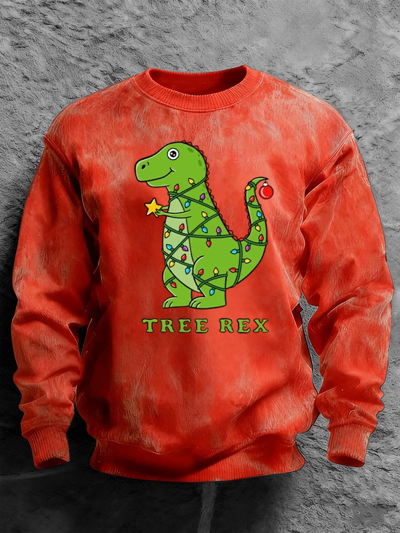 Men's Retro Casual Christmas Holiday Sweatshirt