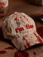Unisex Art Bloodstain I'm Fine Hat
