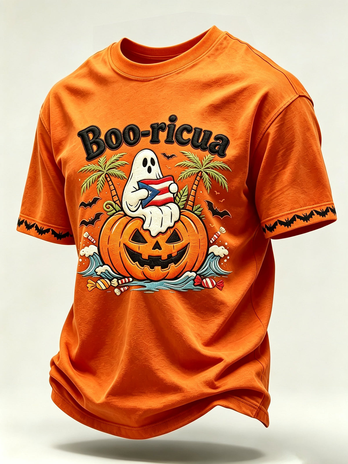 Men's Halloween In Puerto Rico Print T-Shirt