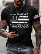 Men's The Fading of the Red White and Blue Printed T-shirt