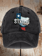 Texas Strong Printed Hat