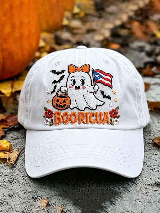 Unisex Puerto Rico Halloween Printed Hat