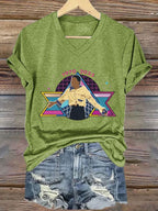Women's  Forever in our heart Printed Casual T-Shirt