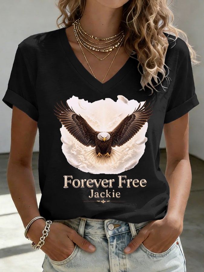 🔥🔥2nd 50% Off 🔥🔥Women's Fly Free Jackie Print T-shirt