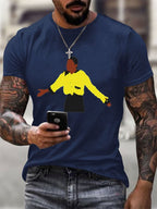 Men's Commemorate Printed Casual T-Shirt