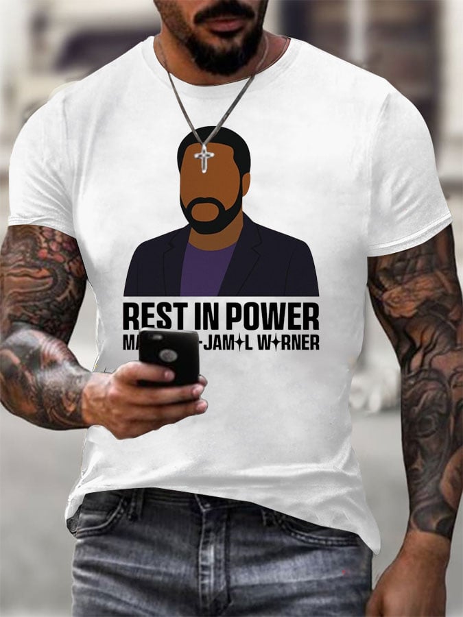 Men's Commemorate Printed Casual T-Shirt